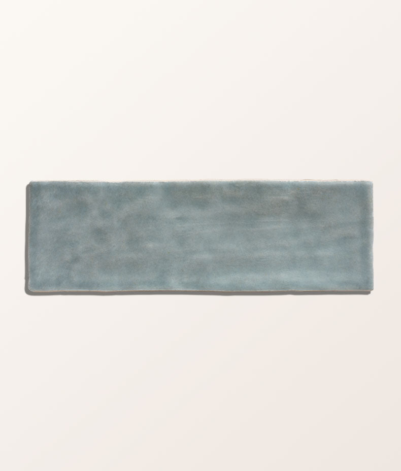 Oasis Veloute Ceramic Powder Blue Matt 6.5x20cm Sample
