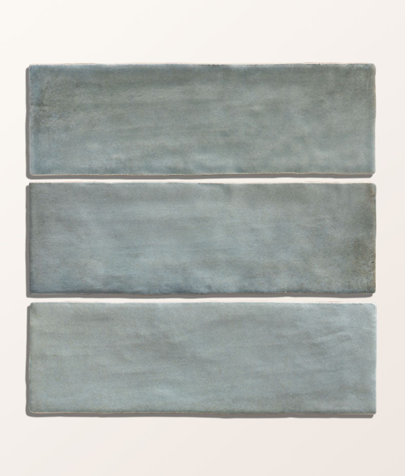 Oasis Veloute Ceramic Powder Blue Matt 6.5x20cm Sample