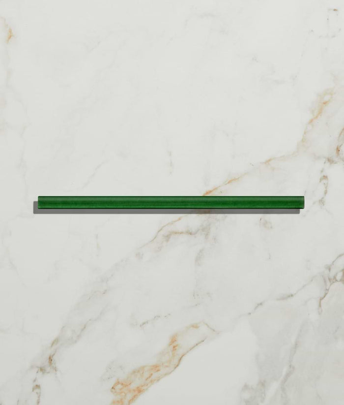 Architectural Mouldings Pencil Ceramic Olive Green 1cm Sample