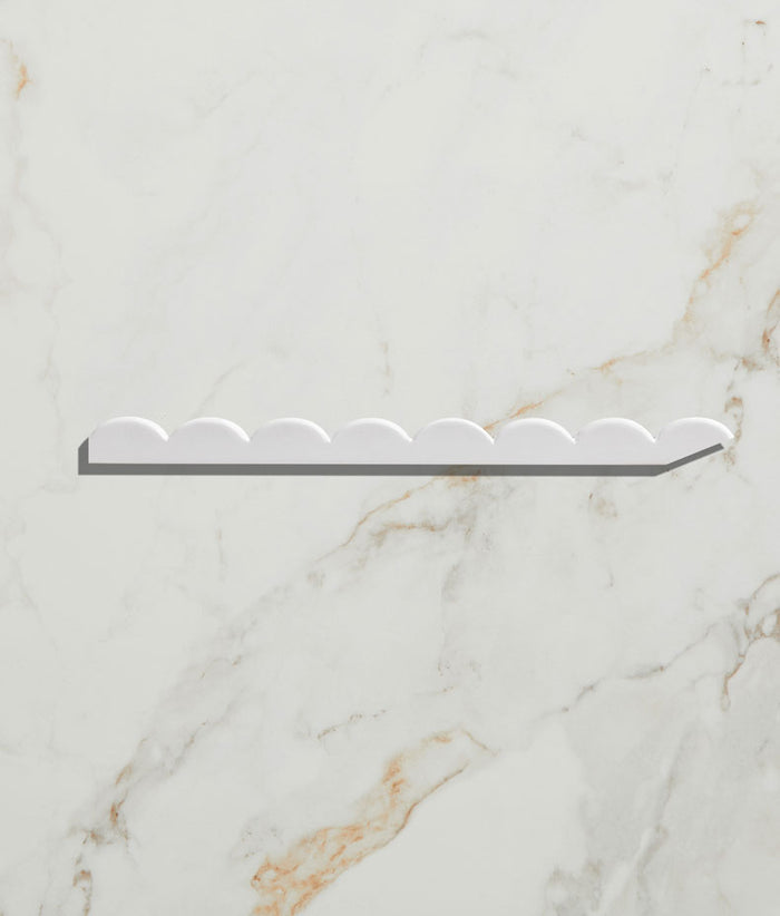 Ornamento Composite Trim Scallop 1.9x102.5cm Sample