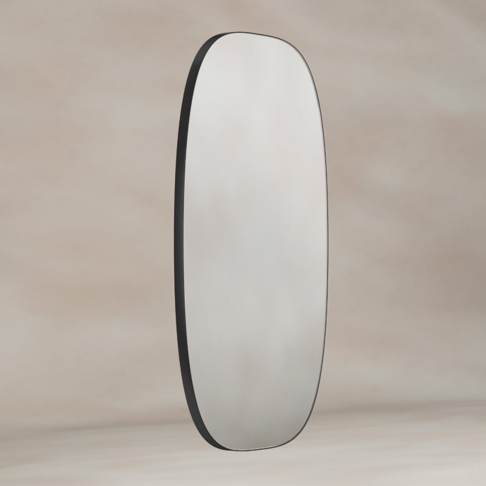 Oslo Barrel Mirror 45x80cm - Black