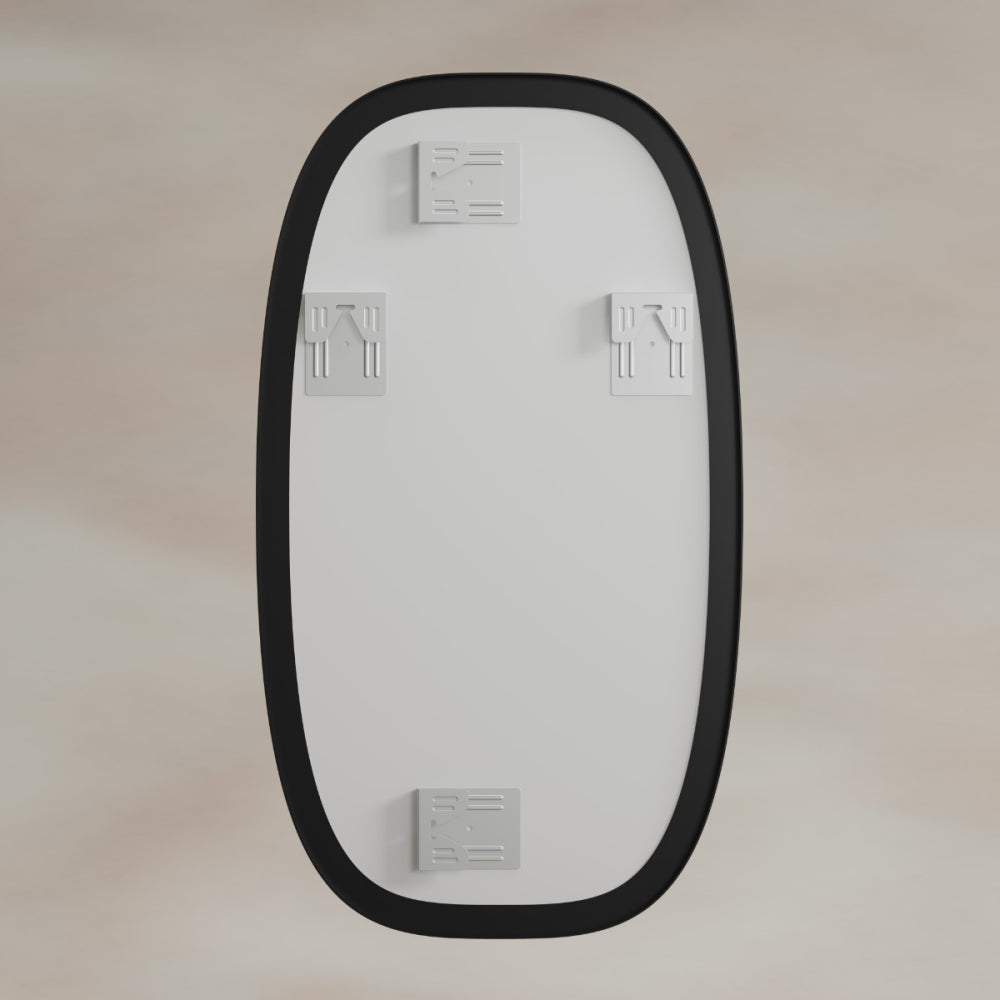 Oslo Barrel Mirror 45x80cm - Black