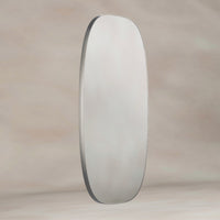 Oslo Barrel Mirror 45x80cm - Brushed Nickel