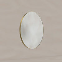 Oslo Round Mirror 60cm Brushed Brass