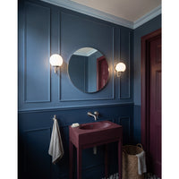 Oslo Round Mirror 60cm Brushed Nickel