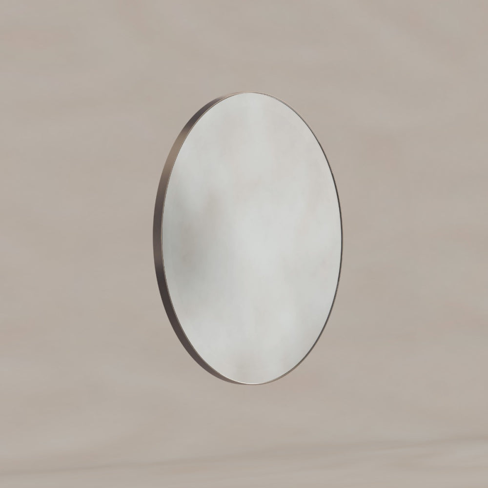 Oslo Round Mirror 60cm Brushed Bronze