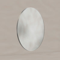Oslo Round Mirror 80cm Brushed Nickel
