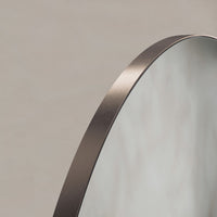 Oslo Round Mirror 80cm Brushed Bronze