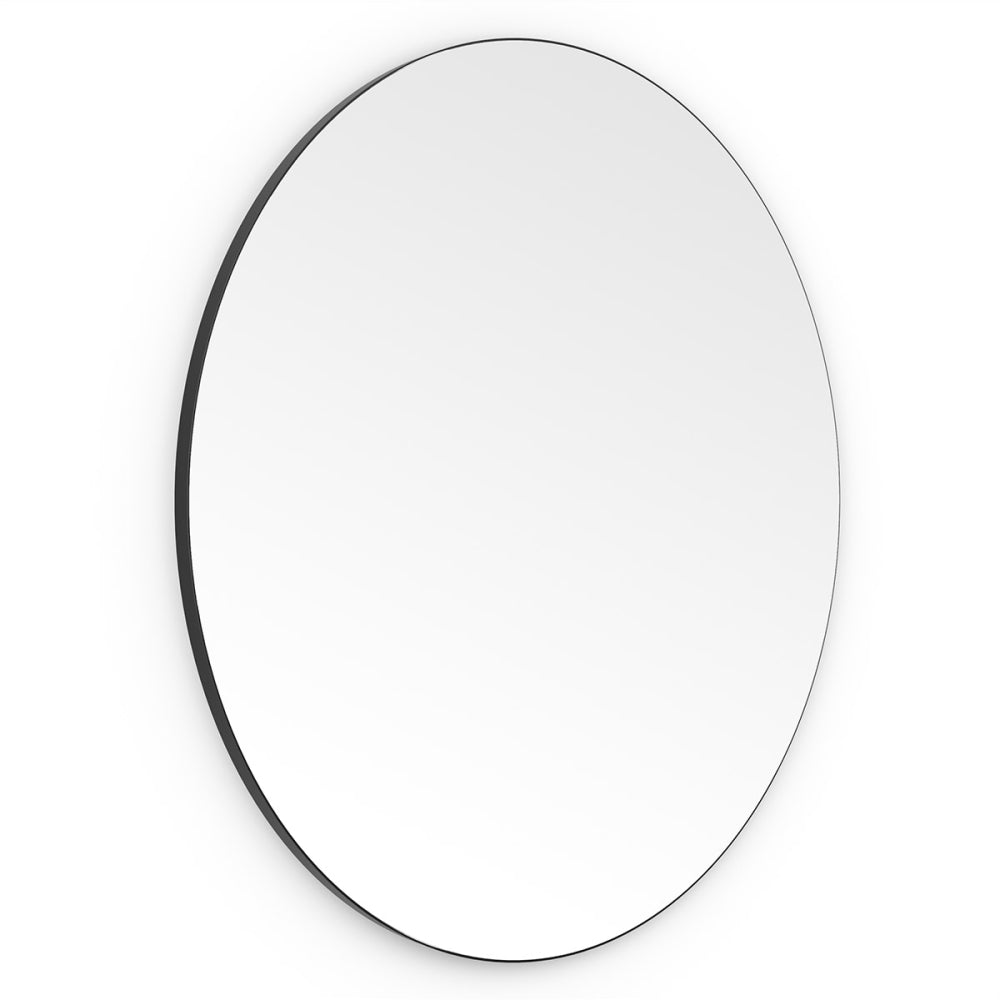 Oslo Round Mirror 100cm Black