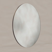 Oslo Round Mirror 100cm Brushed Bronze