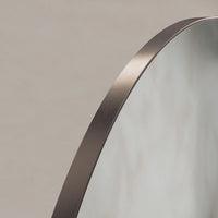 Oslo Round Mirror 100cm Brushed Bronze