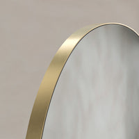 Oslo Organic Mirror 60cm Brushed Brass