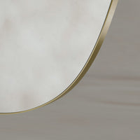 Oslo Organic Mirror 60cm Brushed Brass