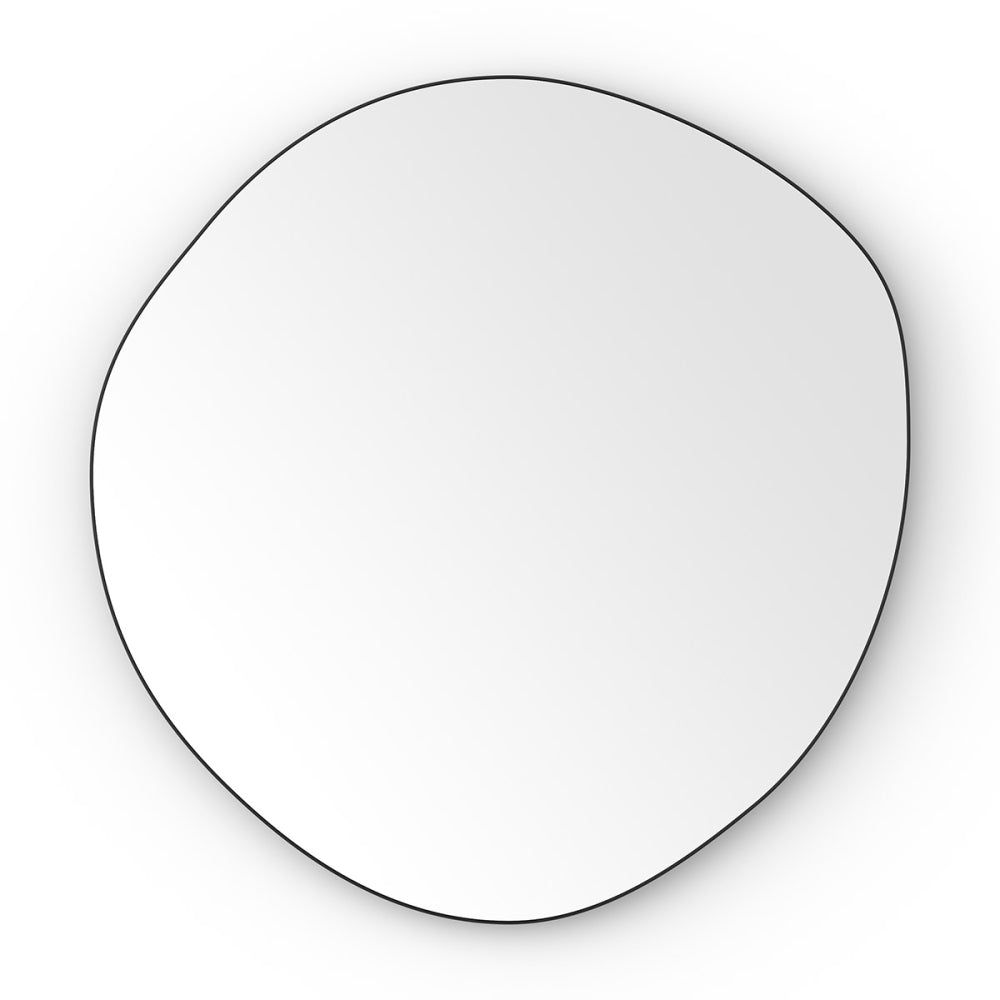 Oslo Organic Mirror 60cm Black