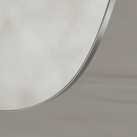 Oslo Organic Mirror 60cm Brushed Nickel