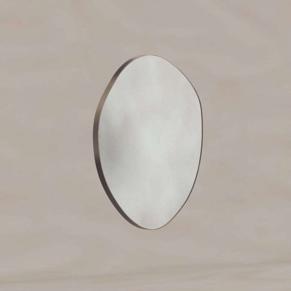 Oslo Organic Mirror 60cm Brushed Bronze