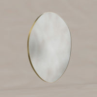 Oslo Organic Mirror 80cm Brushed Brass