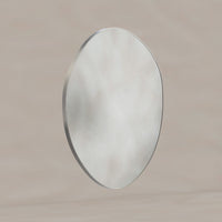 Oslo Organic Mirror 80cm Brushed Nickel