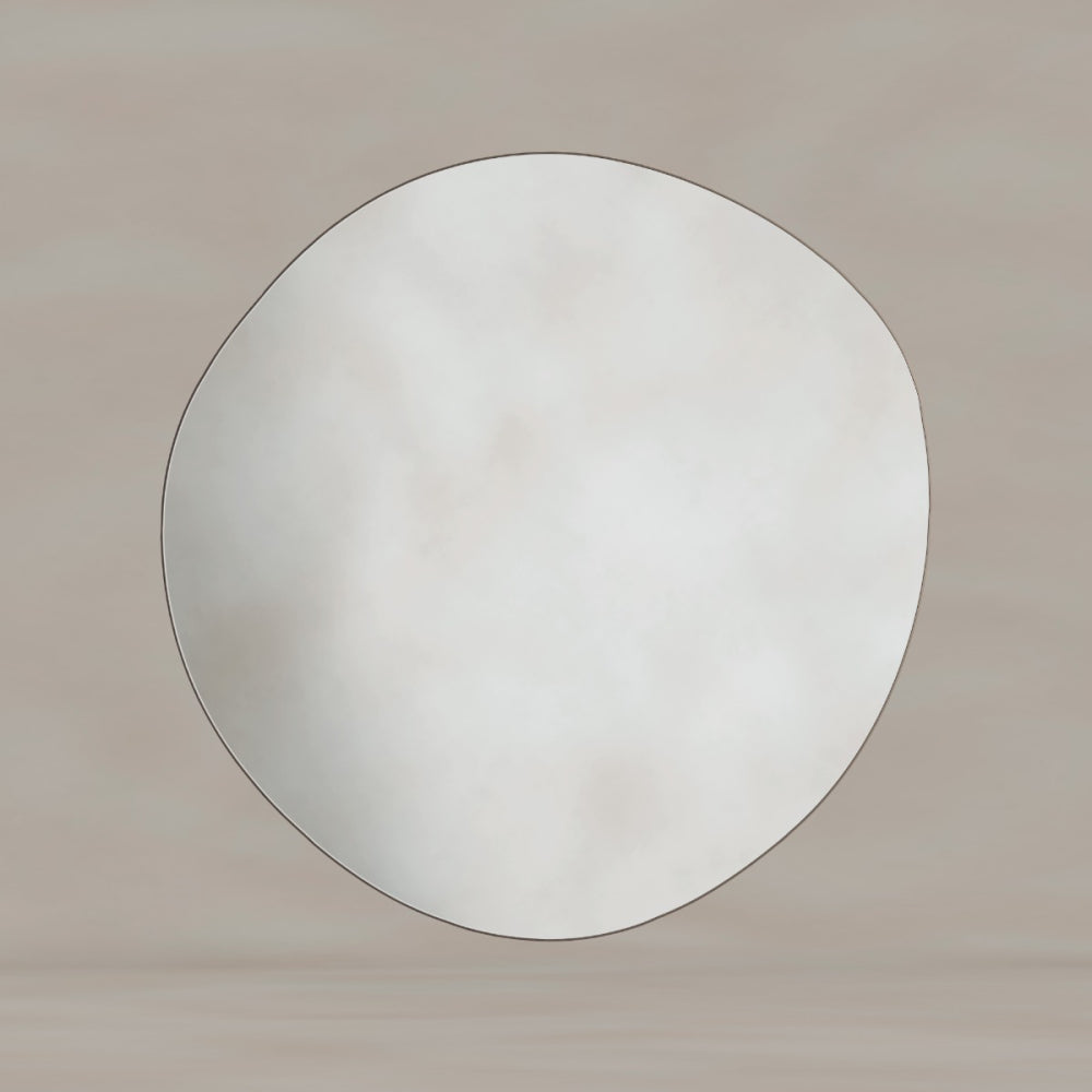 Oslo Organic Mirror 80cm Brushed Bronze