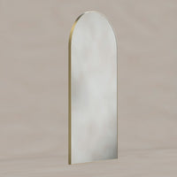Oslo Arch Mirror 50x100cm Brushed Brass