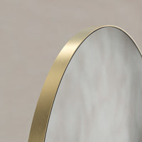 Oslo Arch Mirror 50x100cm Brushed Brass