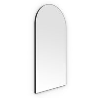 Oslo Arch Mirror 50x100cm Black
