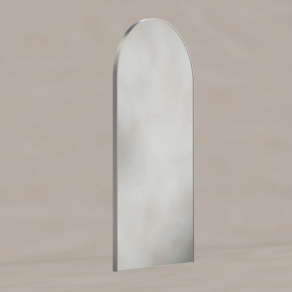Oslo Arch Mirror 50x100cm Brushed Nickel