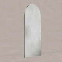 Oslo Arch Mirror 50x100cm Brushed Nickel