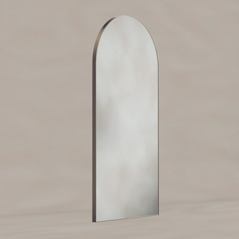 Oslo Arch Mirror 50x100cm Brushed Bronze