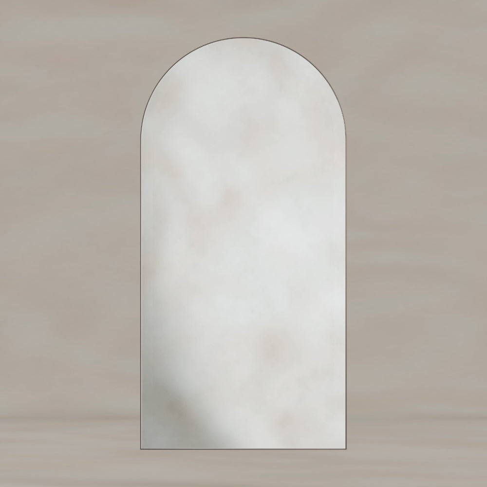Oslo Arch Mirror 50x100cm Brushed Bronze
