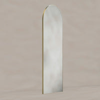 Oslo Arch Mirror 50x140cm Brushed Brass