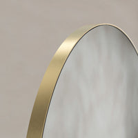 Oslo Arch Mirror 50x140cm Brushed Brass