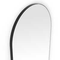 Oslo Arch Mirror 50x140cm Black