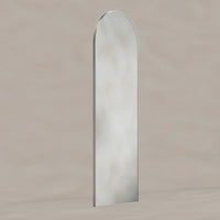 Oslo Arch Mirror 50x140cm Brushed Nickel