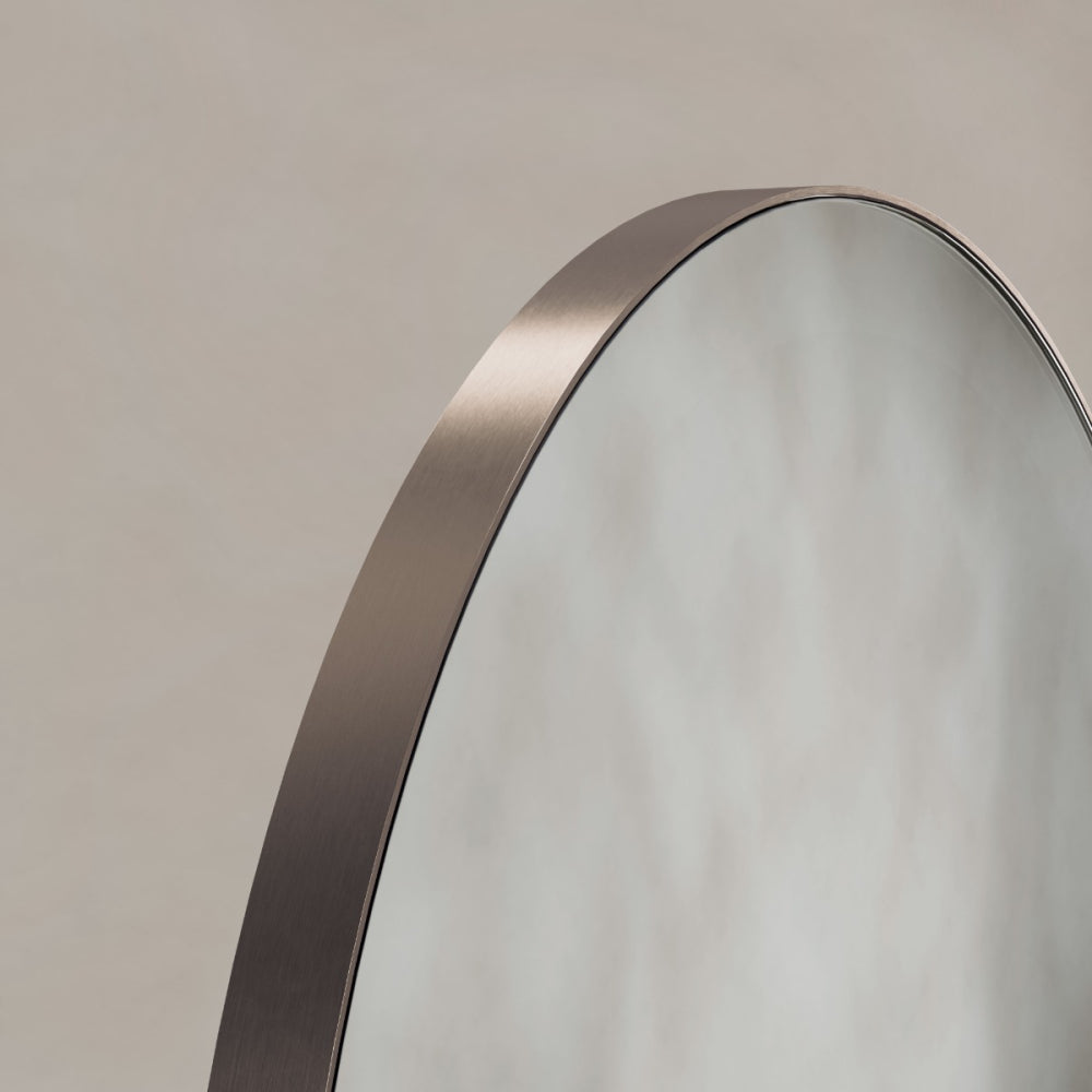 Oslo Arch Mirror 50x140cm Brushed Bronze