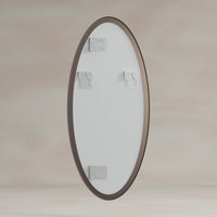 Oslo Oval Mirror 45x100cm - Brushed Bronze
