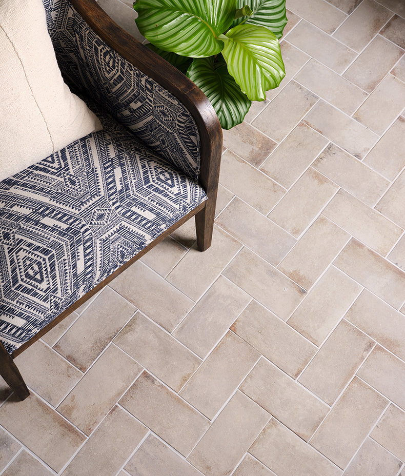 Osterley Porcelain White Brick 11cm