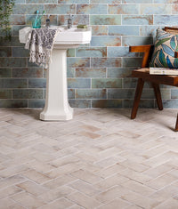Osterley Porcelain White Brick 11cm