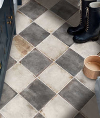 Osterley Porcelain Black Square 22.5cm