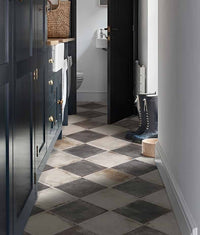 Osterley Porcelain Black Square 22.5cm