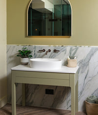 Palm Springs Porcelain Cerulean Fluted 60x120cm