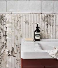Palm Springs Porcelain Italiana Fluted 60x120cm Sample