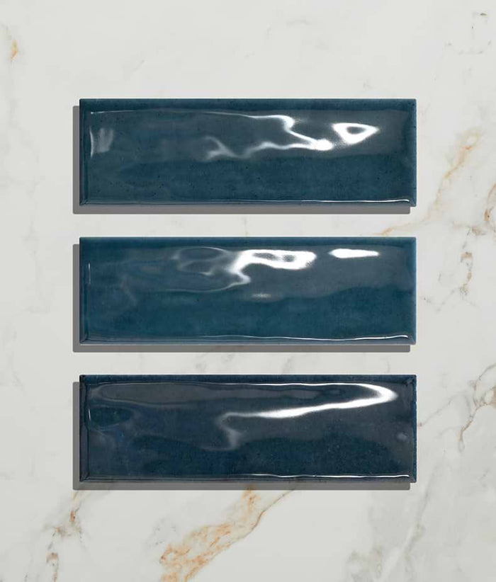 Petite Porcelain Gloss Blue 5cm