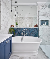 Petite Porcelain Gloss Blue 5cm Sample
