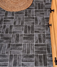 Petite Porcelain Matt Graphite 5cm Sample