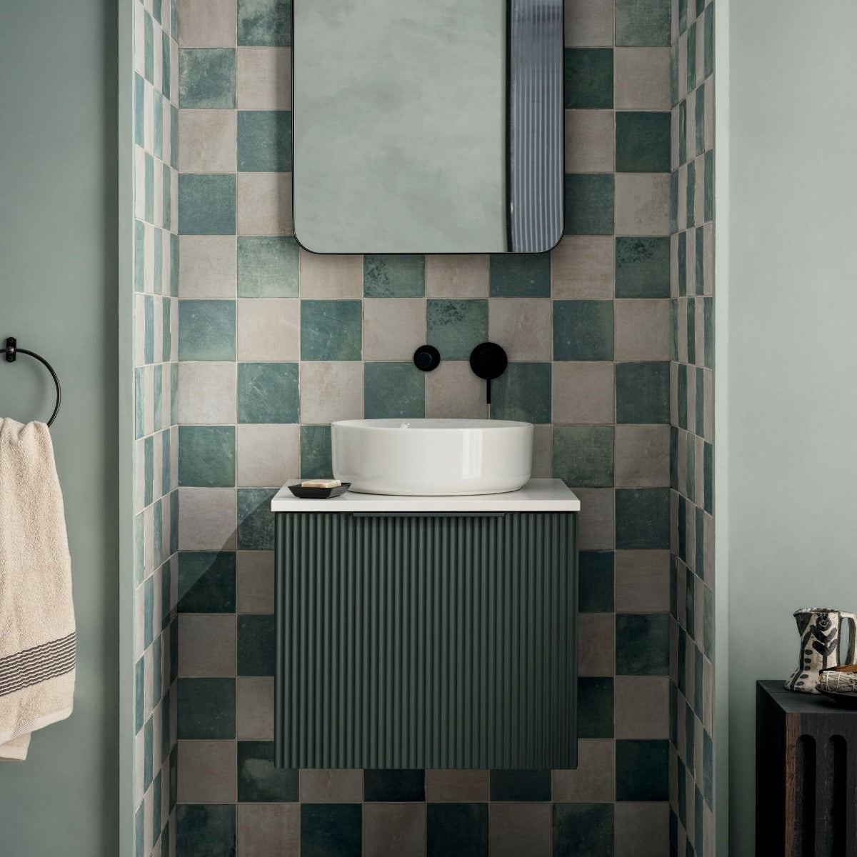 Fired Earth Kelmscott Plain Porcelain Tiles Sample