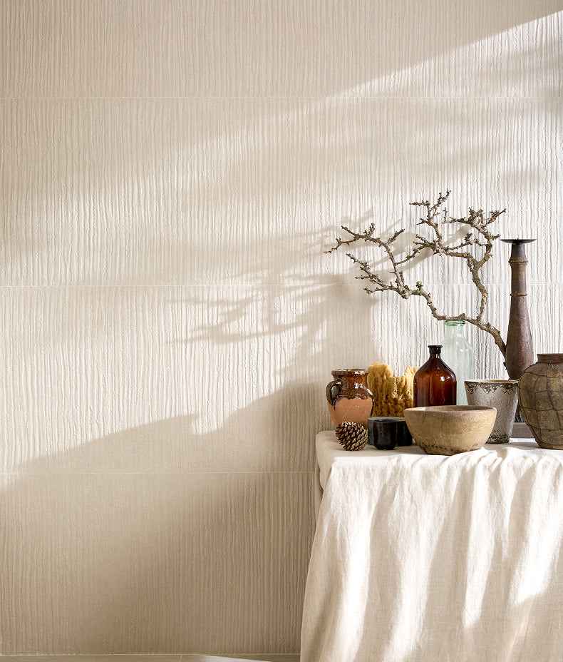 Ca Pietra Plastercraft Linea Mano Porcelain Ecru Textured 60x120cm
