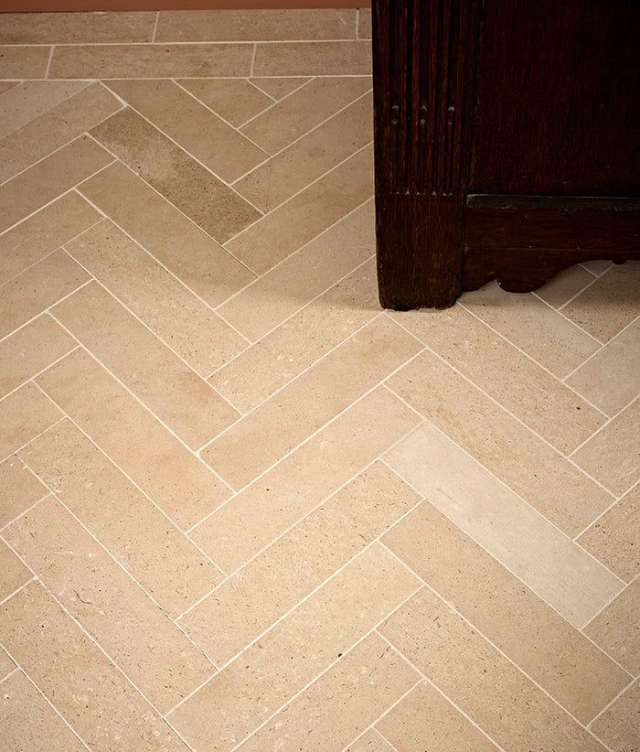 Portland Limestone Parquet Honed 7.5cm