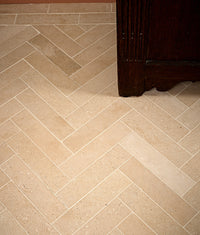 Portland Limestone Parquet Honed 60xRandomcm Sample