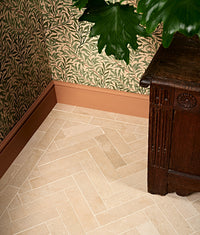 Portland Limestone Parquet Honed 60xRandomcm Sample